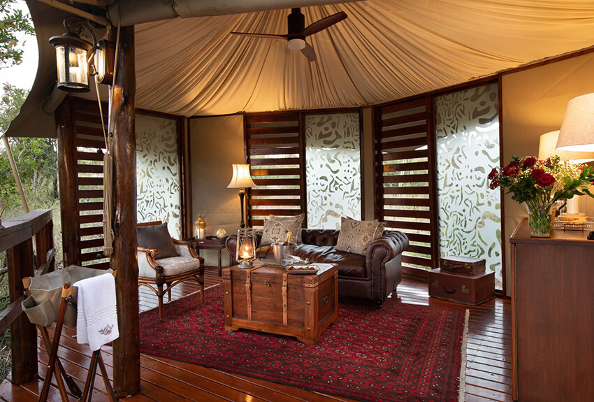 Hamiltons Tented Camp Luxury Suite 4